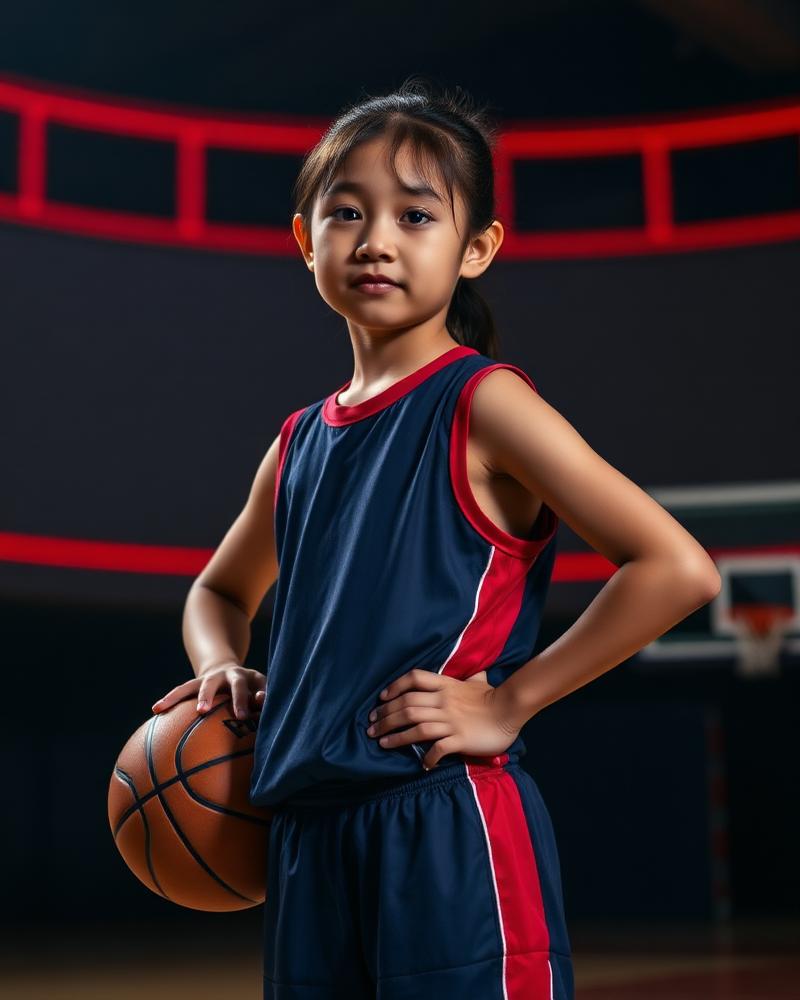 Youth basketball athlete concept image